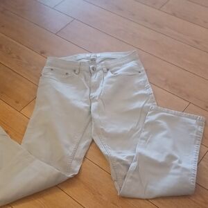 ROWM Men's 5 Pocket Jeans Straight Leg Light Tan  GUC 30x32